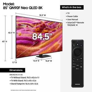 Picture of Samsung 85" Neo QLED QN90F TV