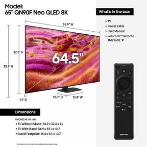 Picture of Samsung 65" Neo QLED QN90F TV