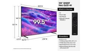 Picture of Samsung 100" Neo QLED QN80F TV