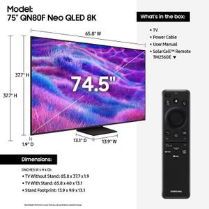 Picture of Samsung 75" Neo QLED QN80F TV