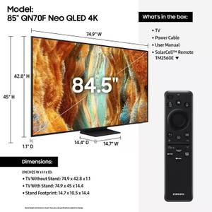 Picture of Samsung 85" Neo QLED QN70F TV