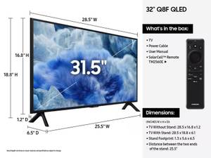 Picture of Samsung 32" QLED Q8F TV