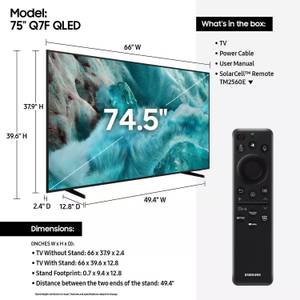 Picture of Samsung 75" QLED Q7F TV