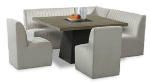 Picture of Jemma Dining Table, 2 Chairs & 3 Benches