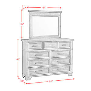 Picture of Colorado City Dresser & Mirror