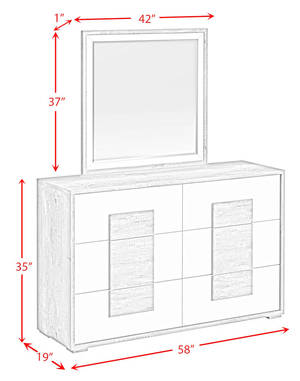 Picture of San Matteo Dresser & Mirror
