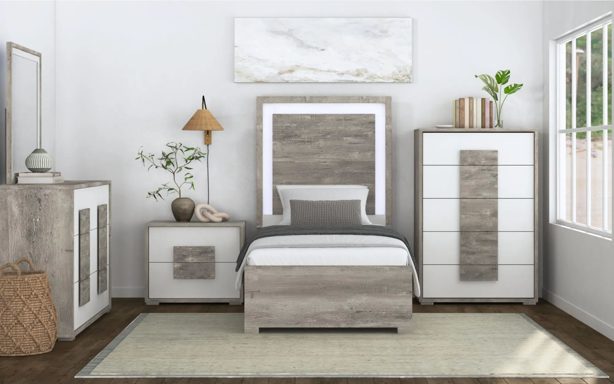 Picture of San Matteo Twin Bedroom Group