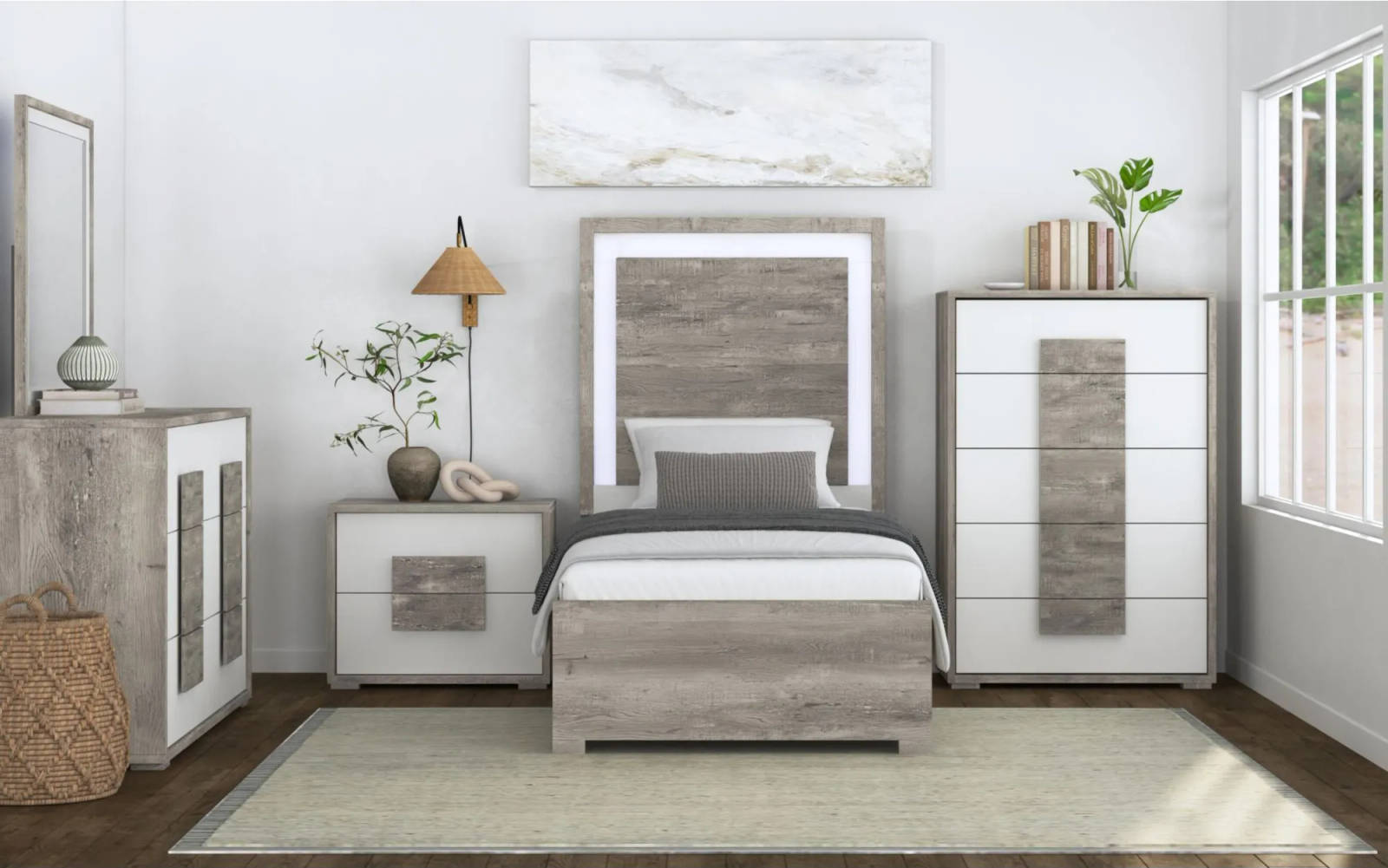 Picture of San Matteo Twin Bedroom Group