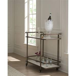 Picture of Aged Gold Bar Cart