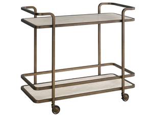 Picture of Aged Gold Bar Cart