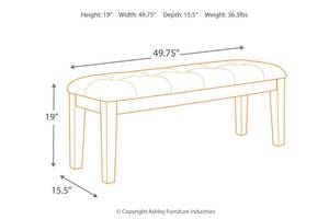 Picture of Ralene Dining Bench
