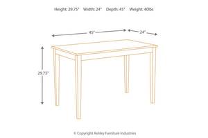 Picture of Kimonte Dining Table & 4 Chairs