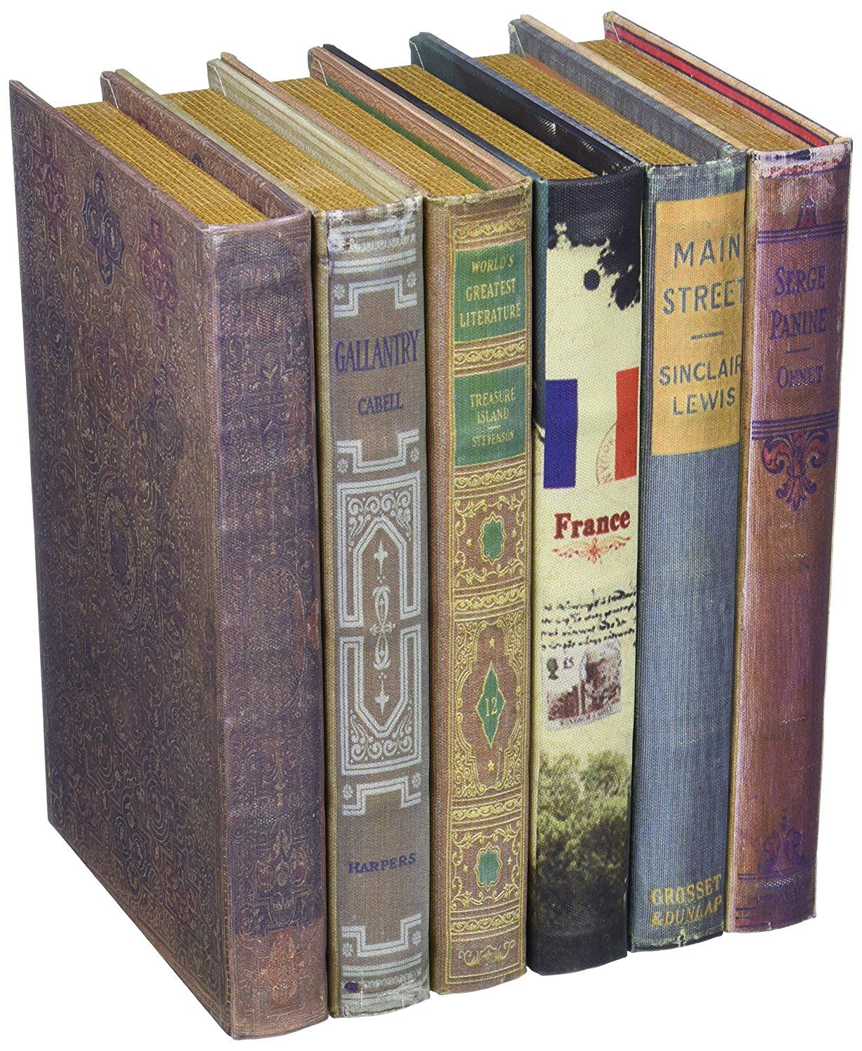 Picture of Wood/Fabric Book Box Set