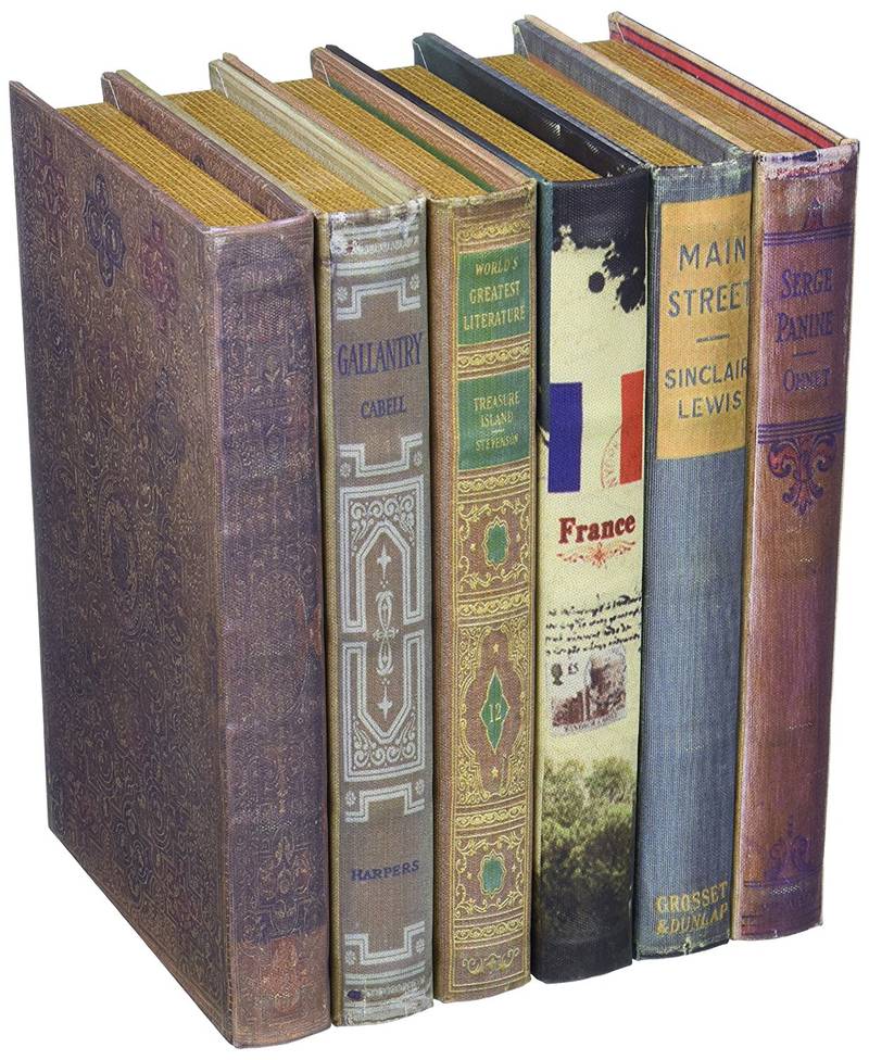 Picture of Wood/Fabric Book Box Set