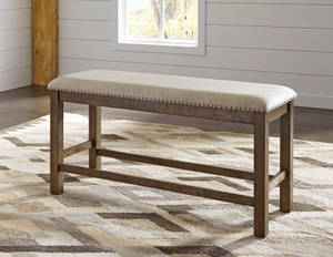 Picture of Moriville Counter Height Dining Bench