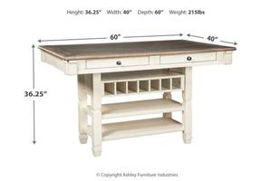 Picture of Bolanburg Counter Height Dining Table