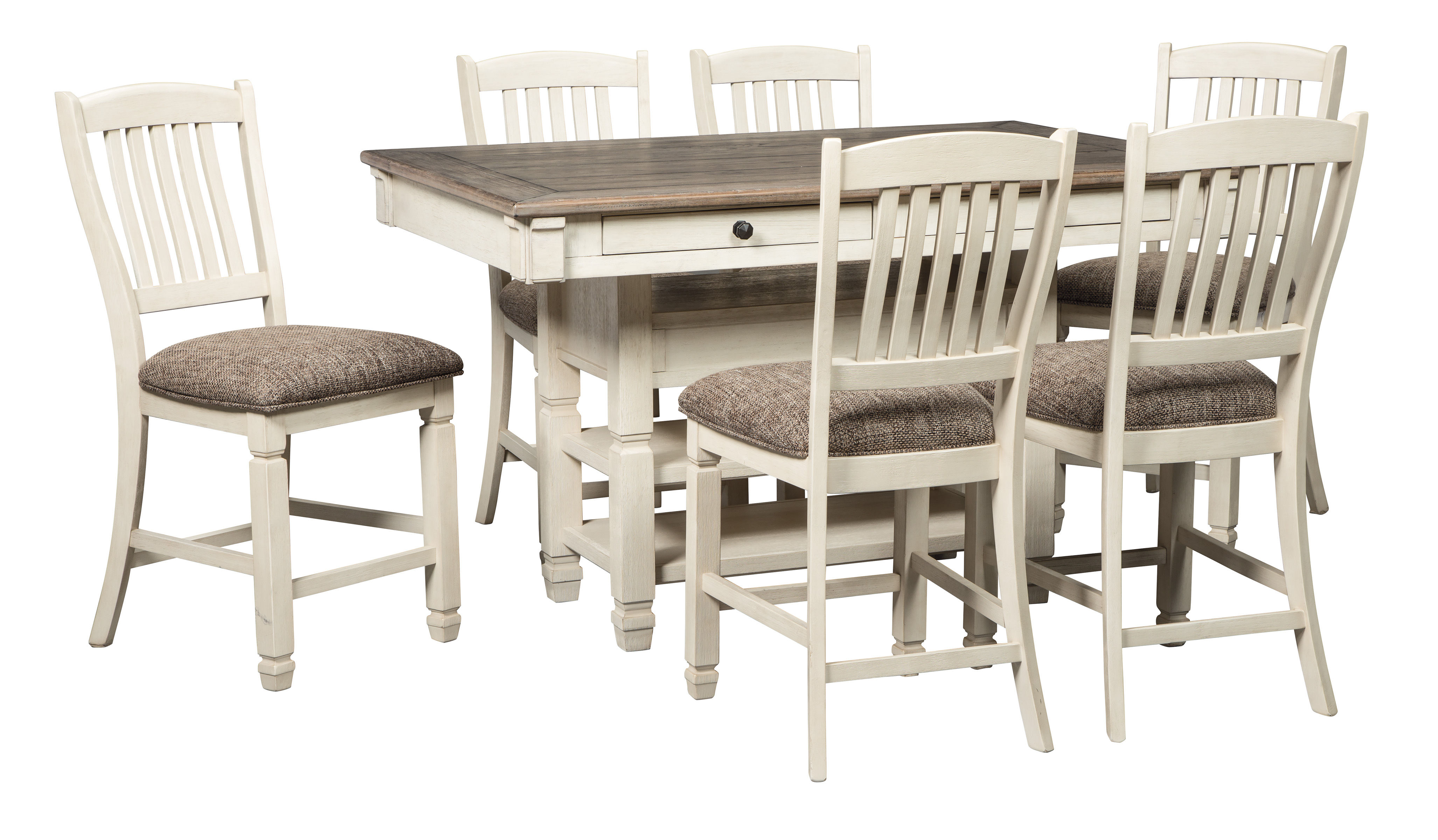 Picture of Bolanburg Counter Height Dining Table & 6 Stools