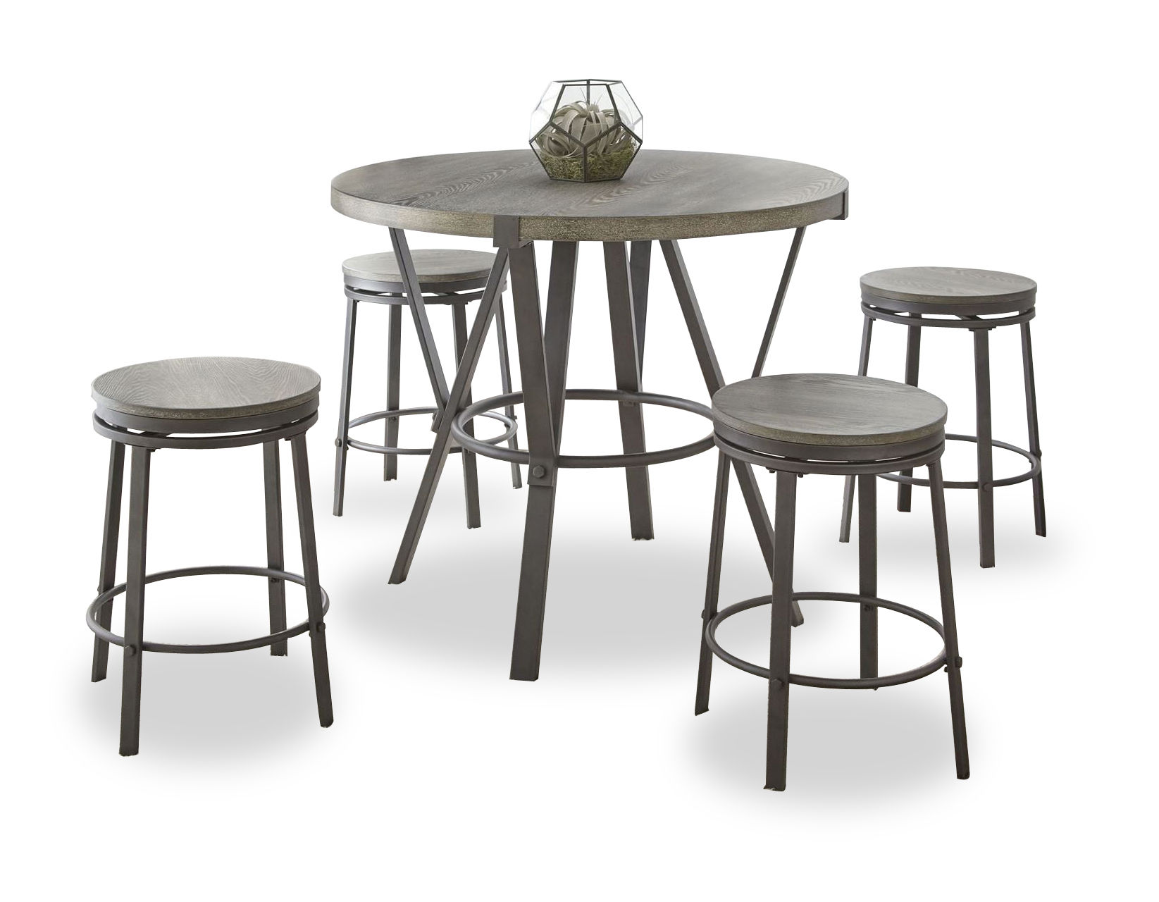 Picture of Portland Counter Height Dining Table & 4 Stools