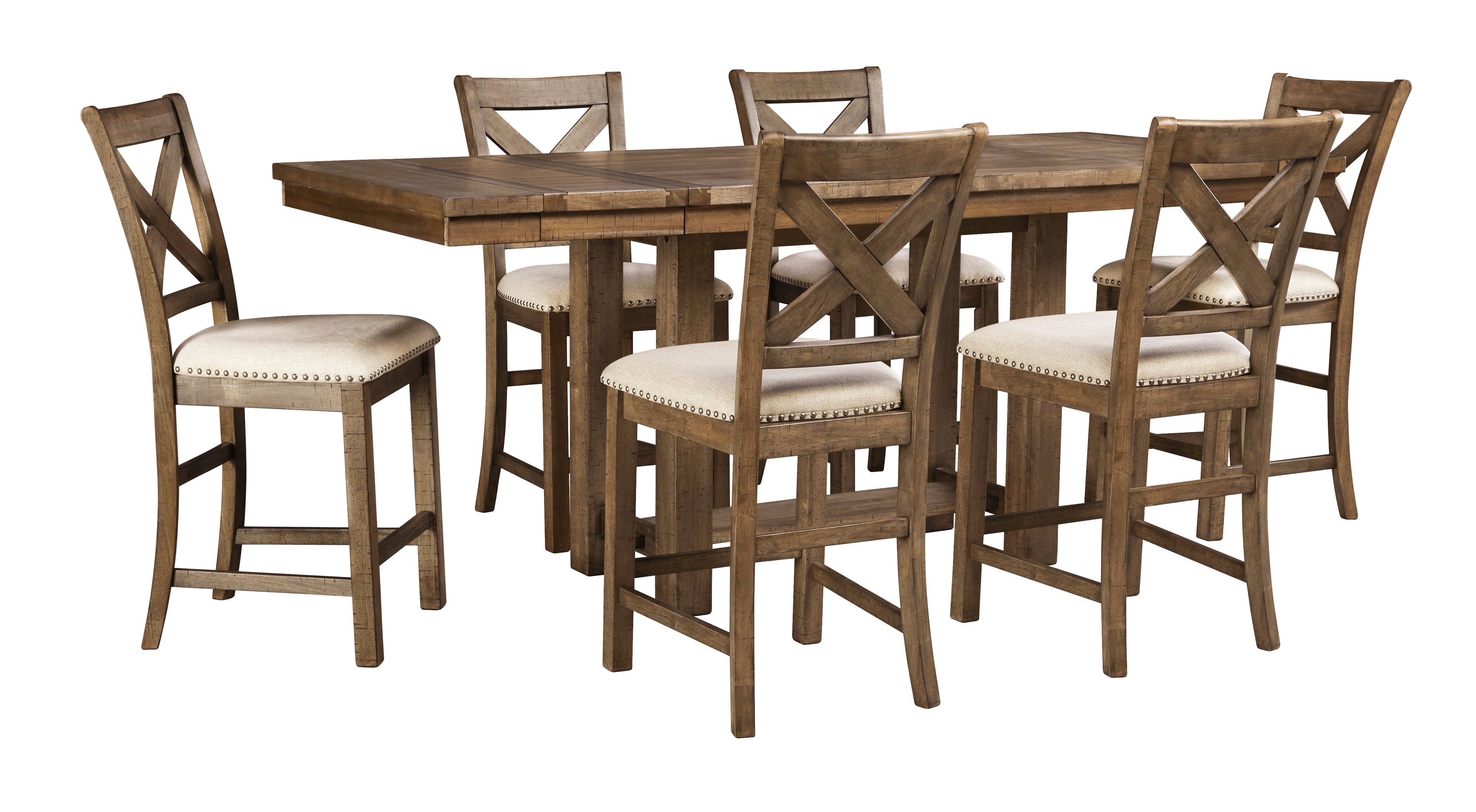 Picture of Moriville Counter Height Dining Table & 6 Stools