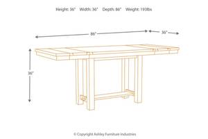 Picture of Moriville Counter Height Dining Table & 6 Stools