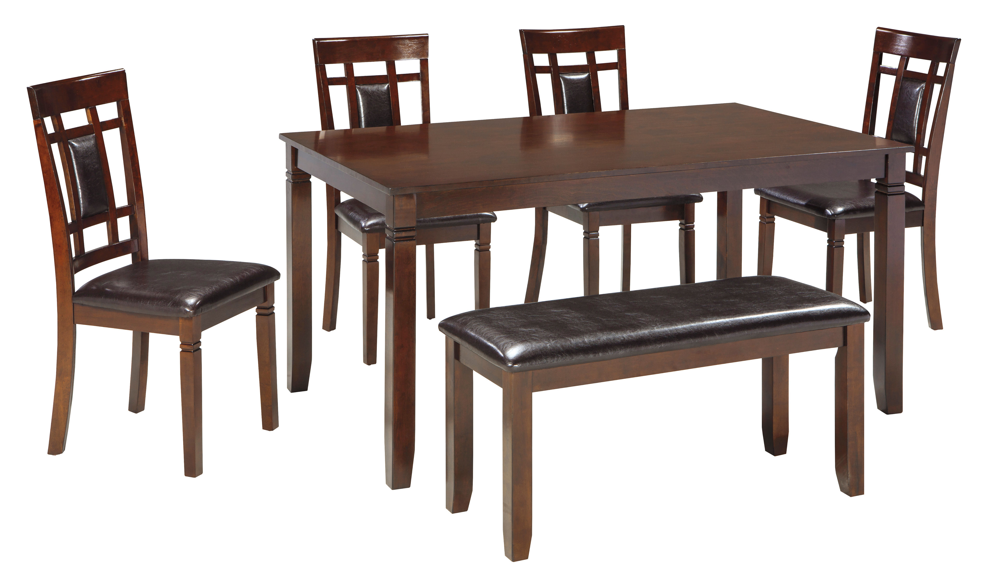 Picture of Bennox Dining Table, 4 Chairs & Bench
