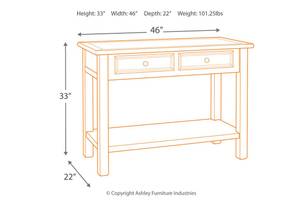 Picture of Bolanburg Console Sofa Table