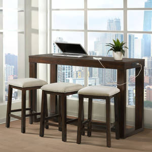 Picture of Hardy Bar Dining Table & 3 Stools