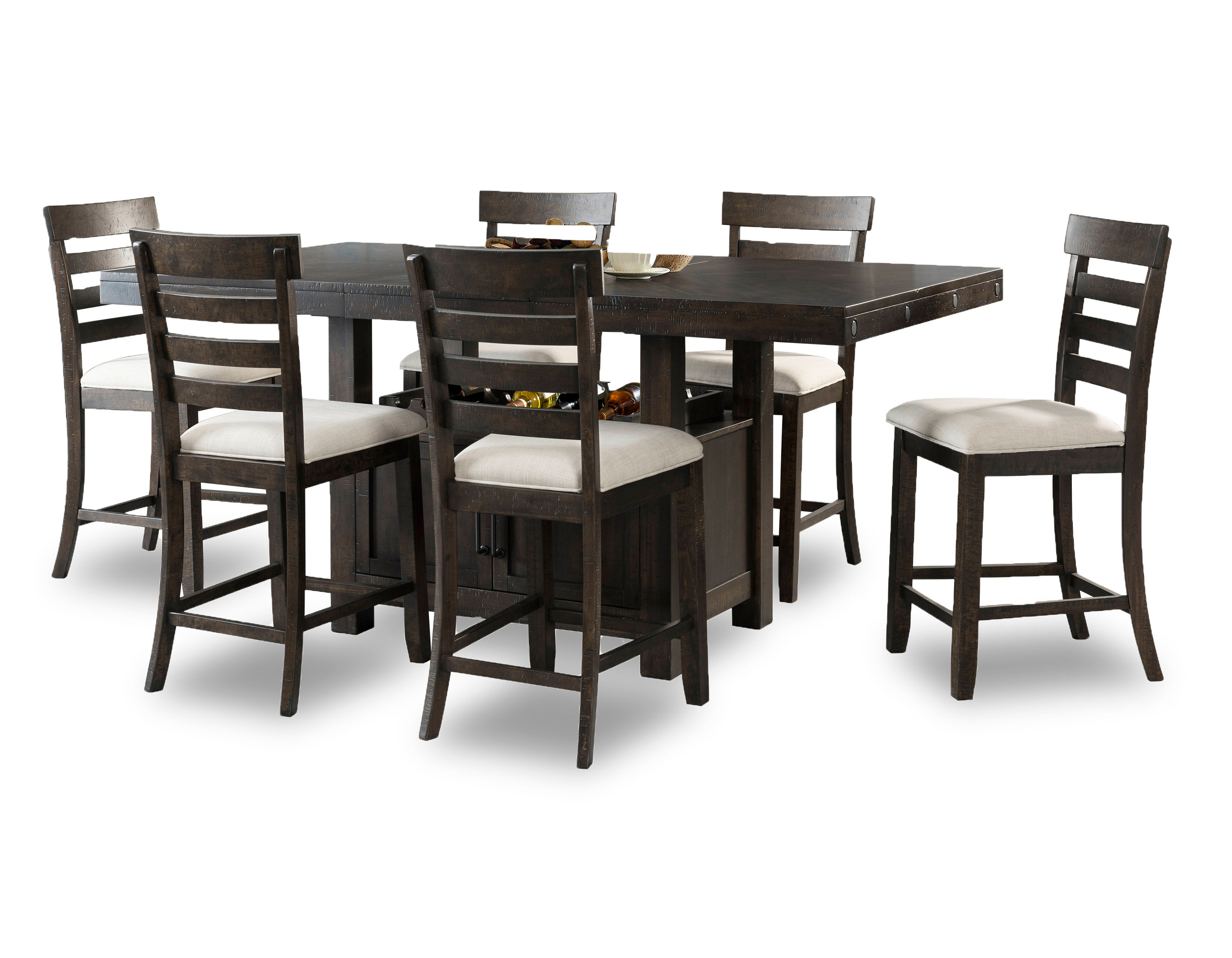 Picture of Colorado Counter Height Dining Table & 6 Stools