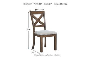 Picture of Moriville Dining Table, 4 Chairs & Bench