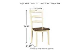 Picture of Woodanville Dining Table & 2 Chairs