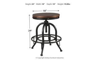 Picture of Valebeck Counter Height Barstool