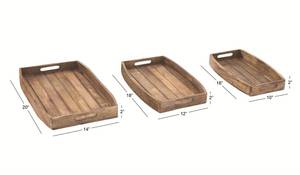 Picture of Wood Tray Set