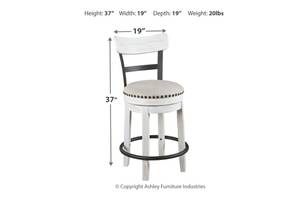 Picture of Valebeck Counter Height Dining Table & 4 Stools