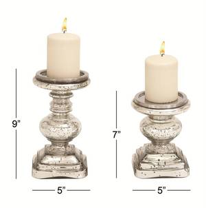 Picture of Glass Candle Holder Set