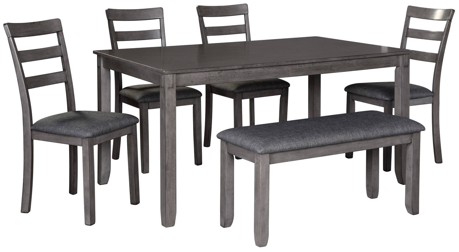 Picture of Bridson Dining Table, 4 Chairs & Bench