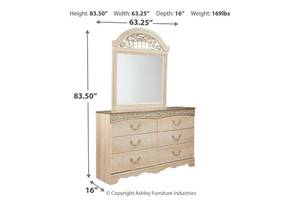Picture of Cambeck Dresser & Mirror
