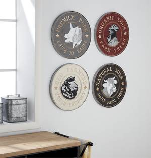 Picture of Metal Wall Decor Set
