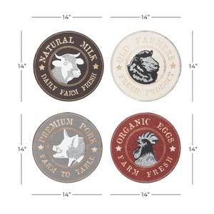 Picture of Metal Wall Decor Set