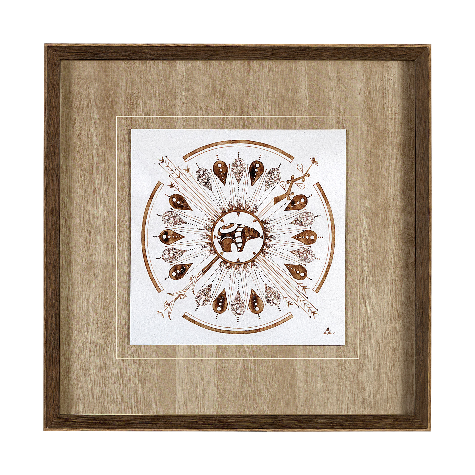 Picture of Sandpainting-Watercolor II Wall Art