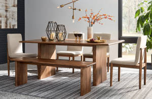 Picture of Isanti Dining Table, 4 Chairs & Bench