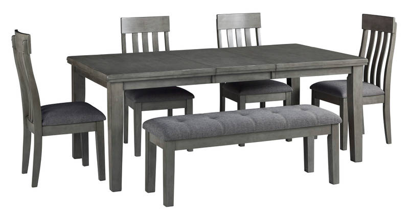 Picture of Hallanden Dining Table, 4 Chairs & Bench