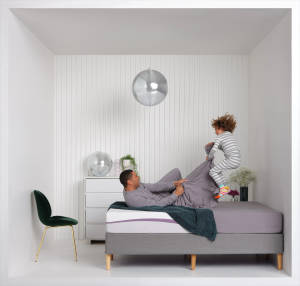 Picture of Purple SoftStretch Queen Sheets