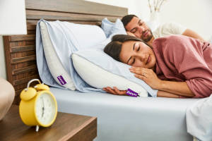 Picture of Purple SoftStretch Queen Sheets