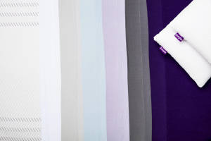 Picture of Purple SoftStretch Split King Sheets