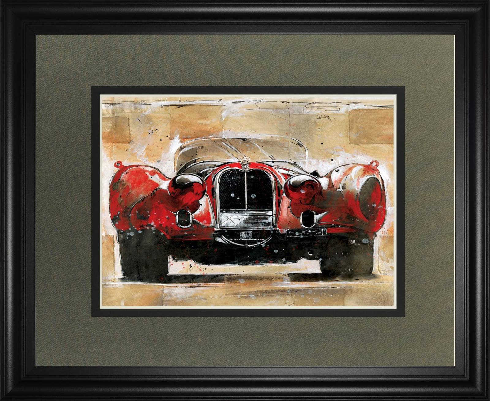 Picture of Vintage Red Wall Art