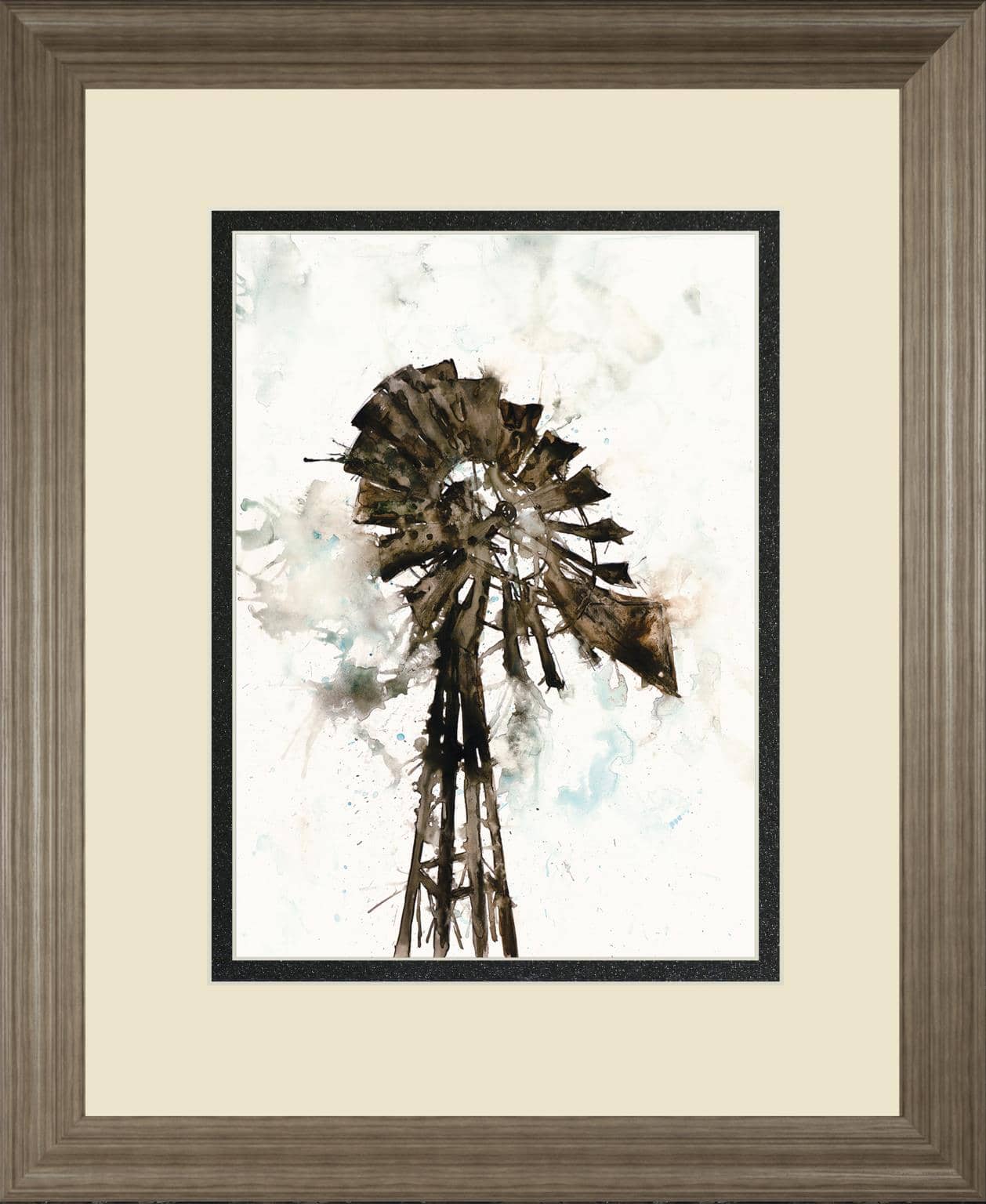 Picture of Watercolor Windmill Wall Art