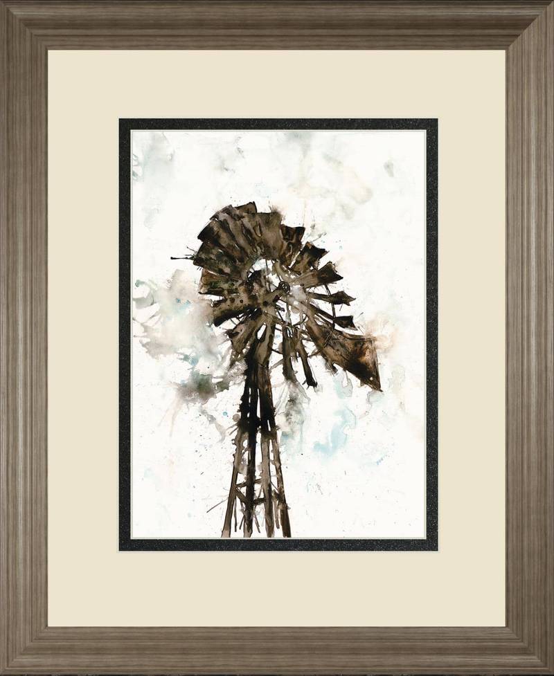 Picture of Watercolor Windmill Wall Art