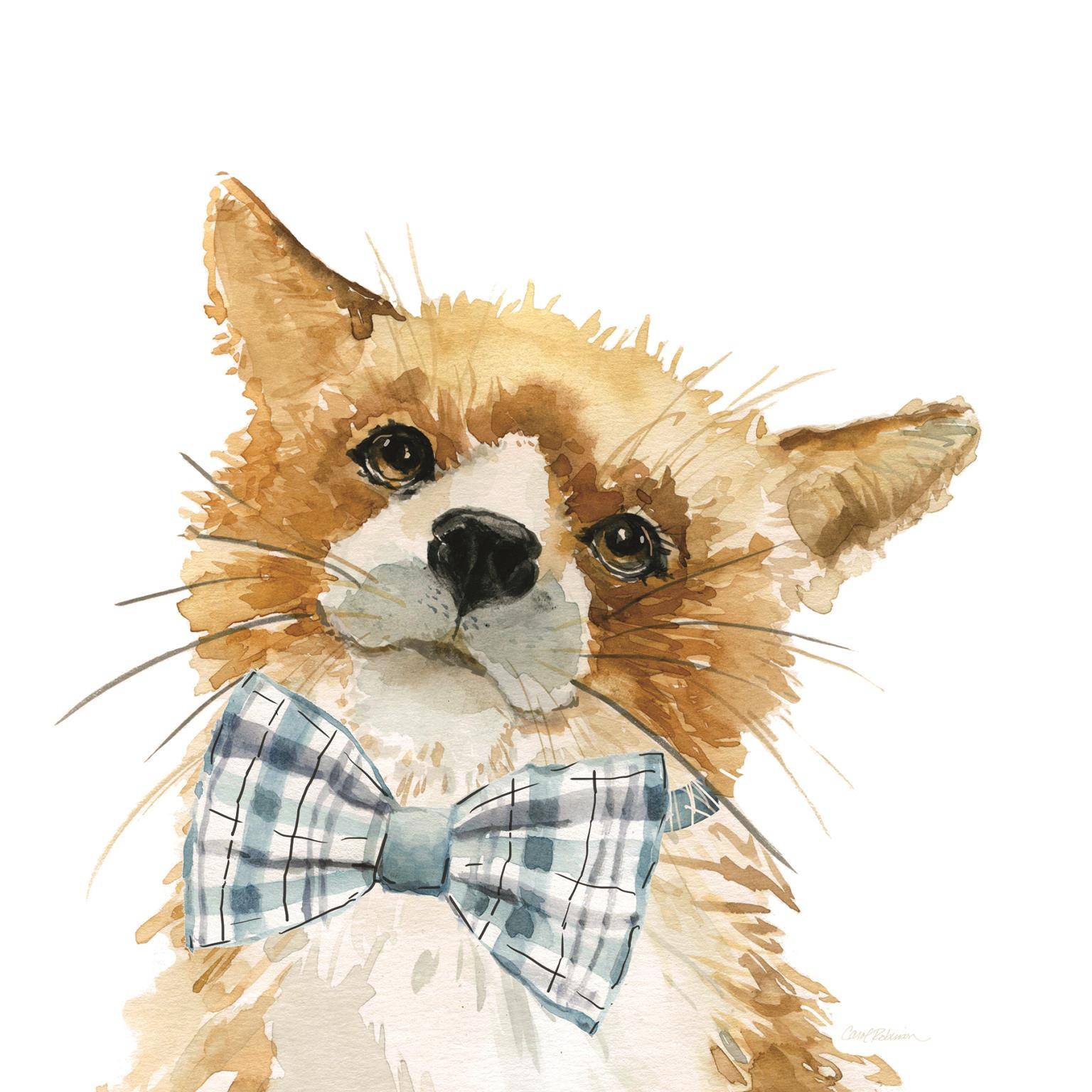 Picture of Watercolor Fox Wall Art