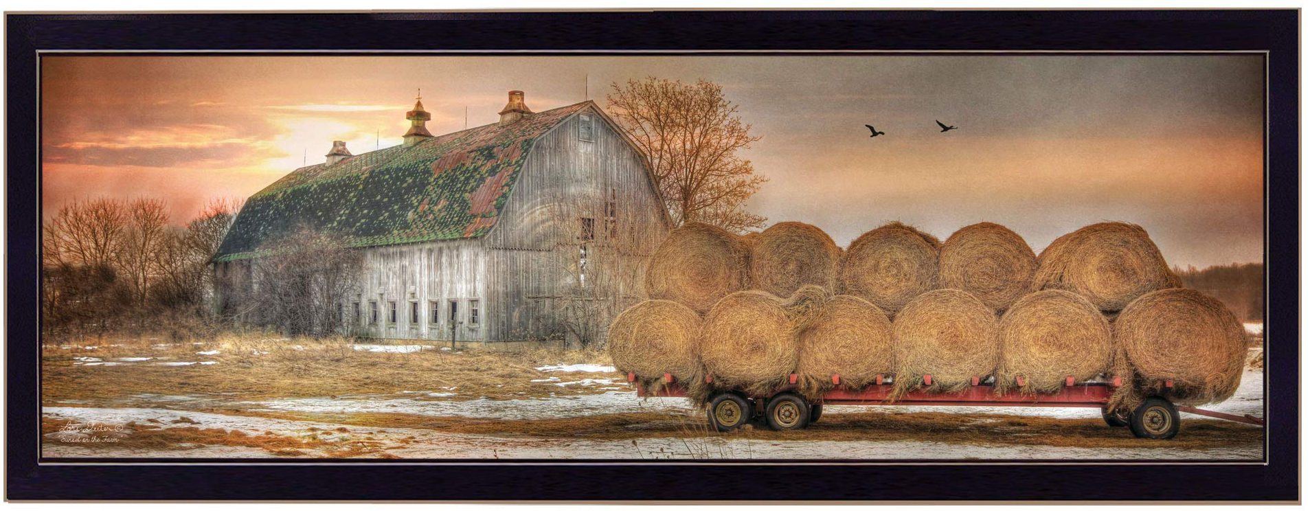 Picture of Sunset on the Farm Wall Art