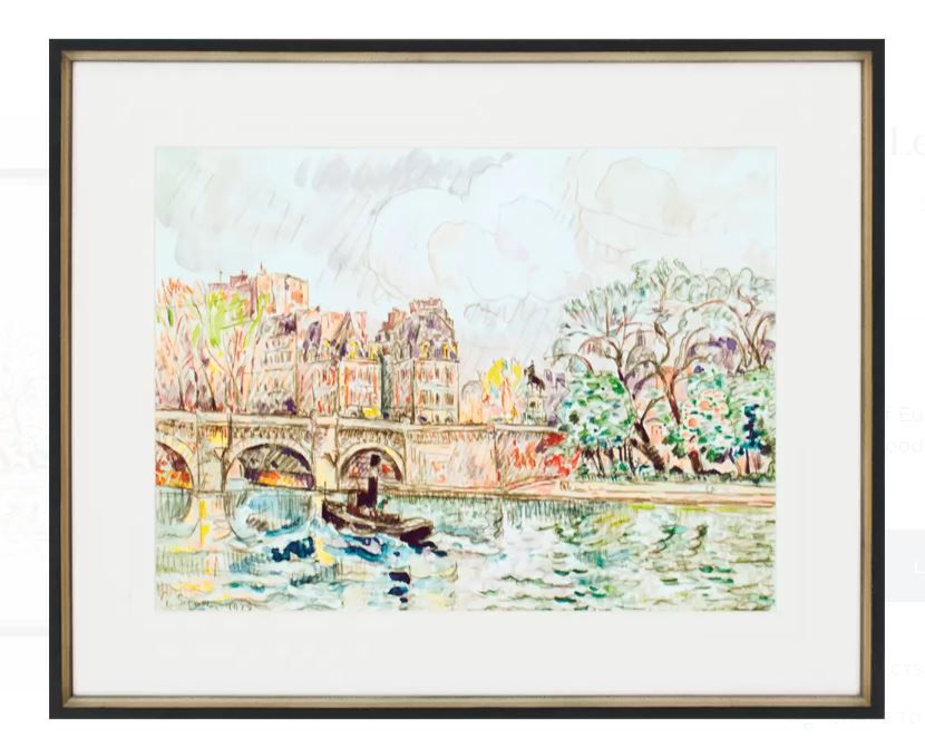 Picture of Paris Le Place Dauphine Wall Art